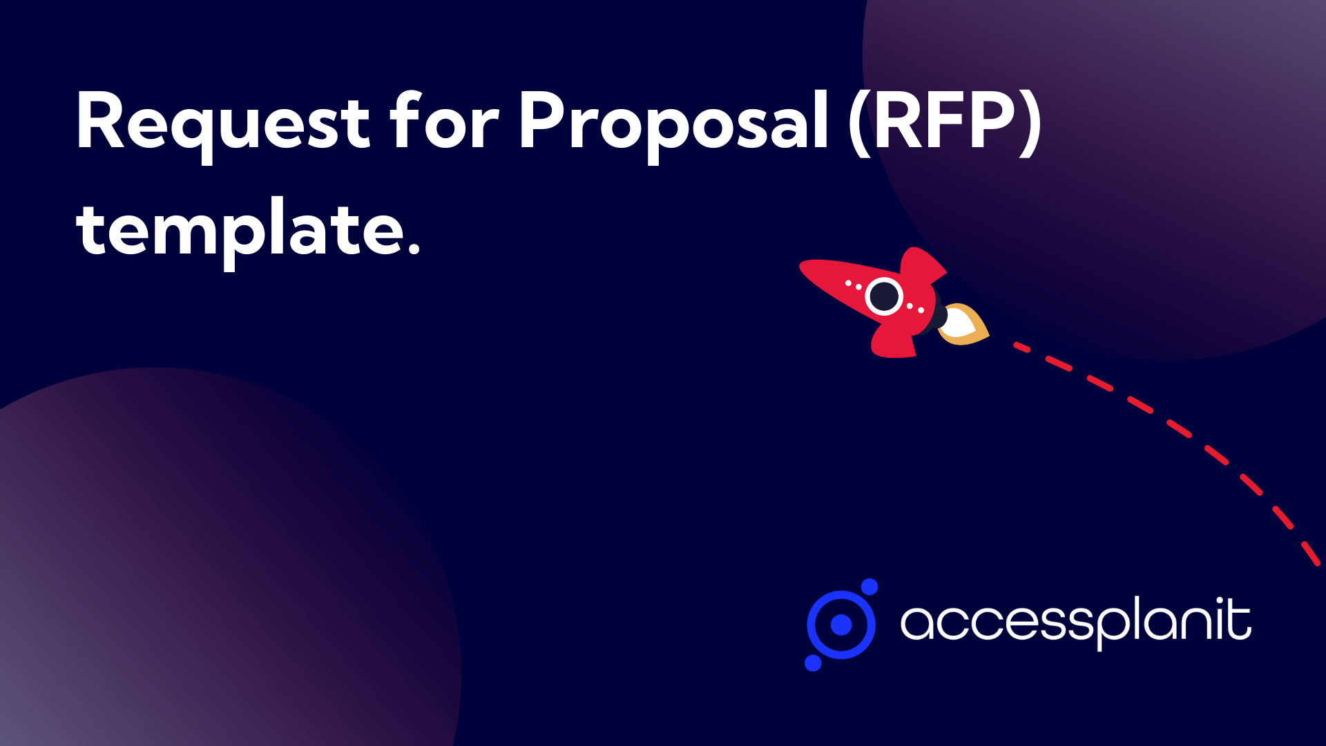 Template Request for Proposal (RFP) functional and nonfunctional